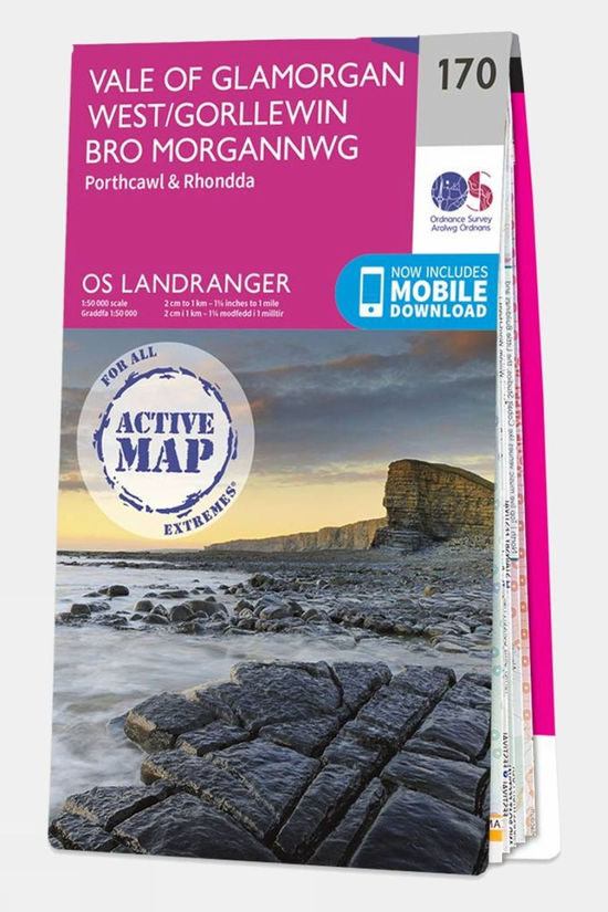  Active Landranger Map 170 Vale Of Glamorgan