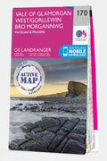  Active Landranger Map 170 Vale Of Glamorgan