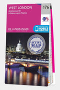  Active Landranger Map 176 London West