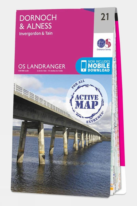  Active Landranger Map 21 Dornoch And Alness