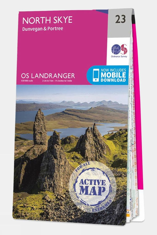  Active Landranger Map 23 North Skye