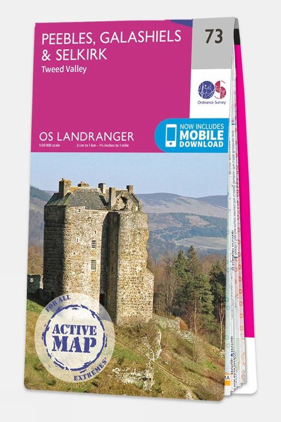  Active Landranger Map 73 Peebles, Galashiels And Selkirk