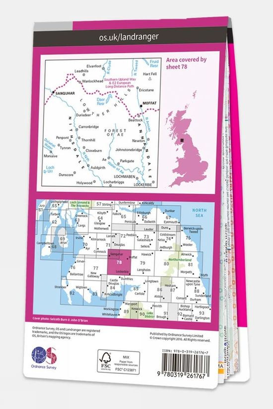  Active Landranger Map 78 Nithsdale And Annandale