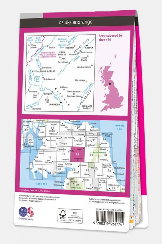  Active Landranger Map 79 Hawick And Eskdale