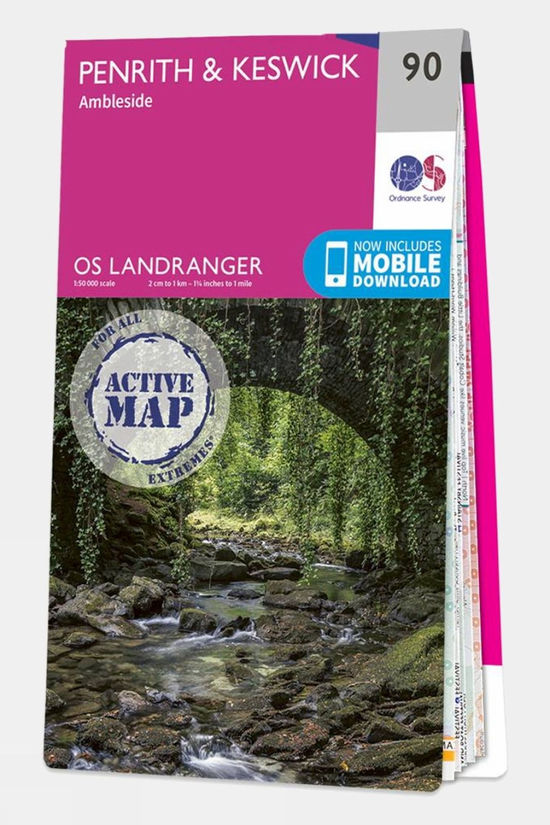  Active Landranger Map 90 Penrith And Keswick