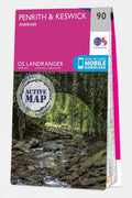  Active Landranger Map 90 Penrith And Keswick