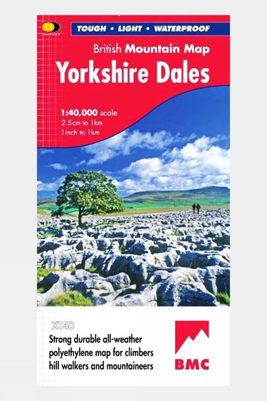  Harvey Maps Yorkshire Dales British Mountain Map 1:40K