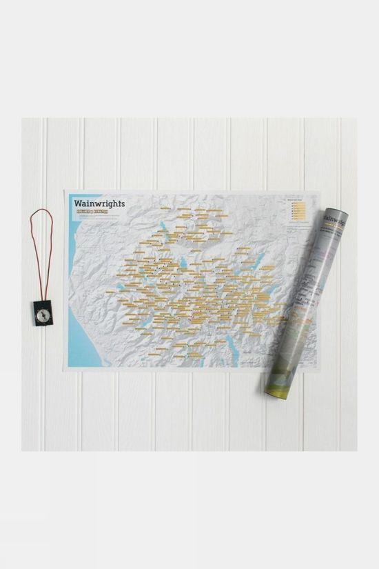  ITMB Wainwright Summits Collect & Scratch Map