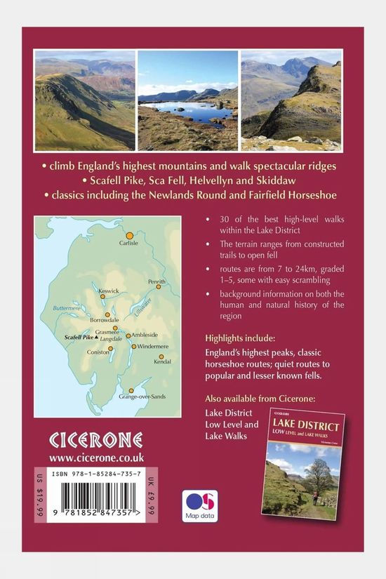  Cicerone Lake District High Level And Fell Walks