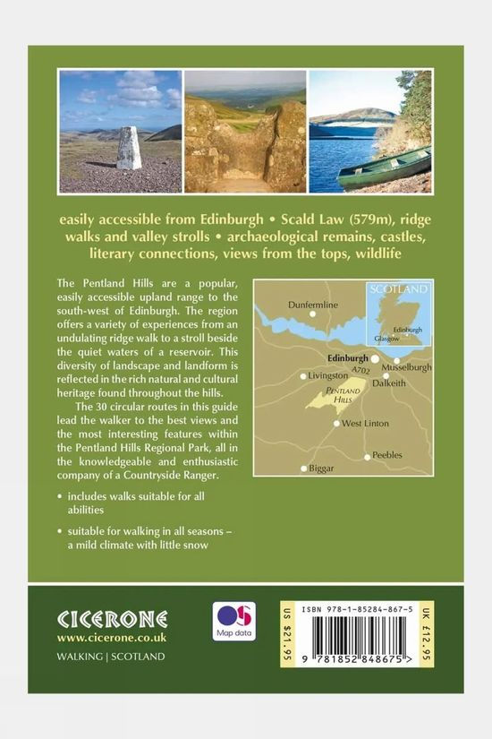  Cicerone The Pentland Hills: 30 Walks In Edinburgh's Local Hills