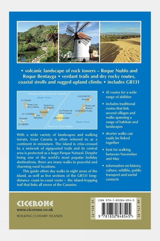  Cicerone Walking On Gran Canaria: Day Routes From Coast To Coast