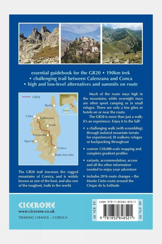  Cicerone Trekking The GR20 Corsica